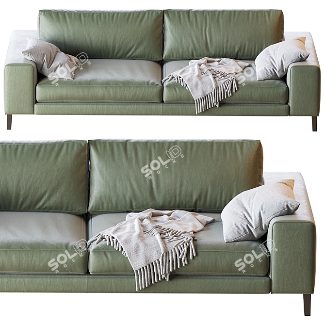 Hamptons18 Casamilano Sofa: Elegant and Spacious 3D model image 3