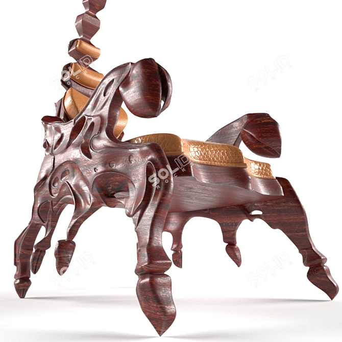 Sleek Scorpion Chair 3D model image 2