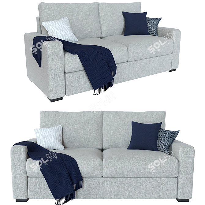 Kenay Home Lane Sofa: Stylish and Comfortable 3D model image 1