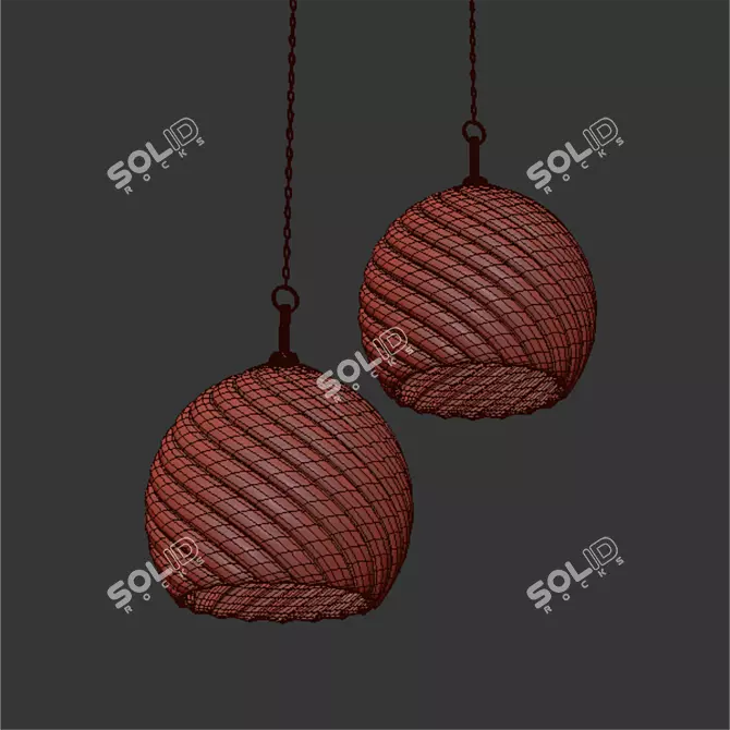 Elegant Chandeliers for Stunning Interiors 3D model image 5