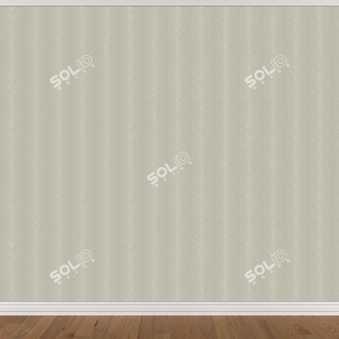 Seamless Wallpaper Set - 3 Colors 3D model image 2