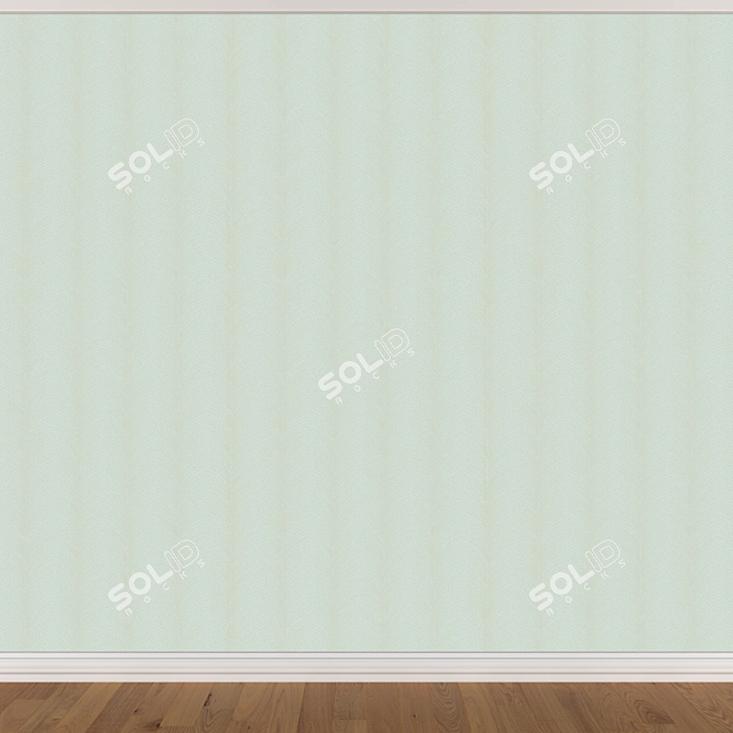 Seamless Wallpaper Set - 3 Colors 3D model image 3