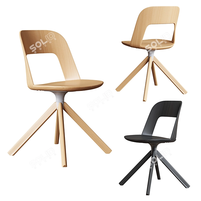 Modern LaPalma ARCO Chair 3D model image 2