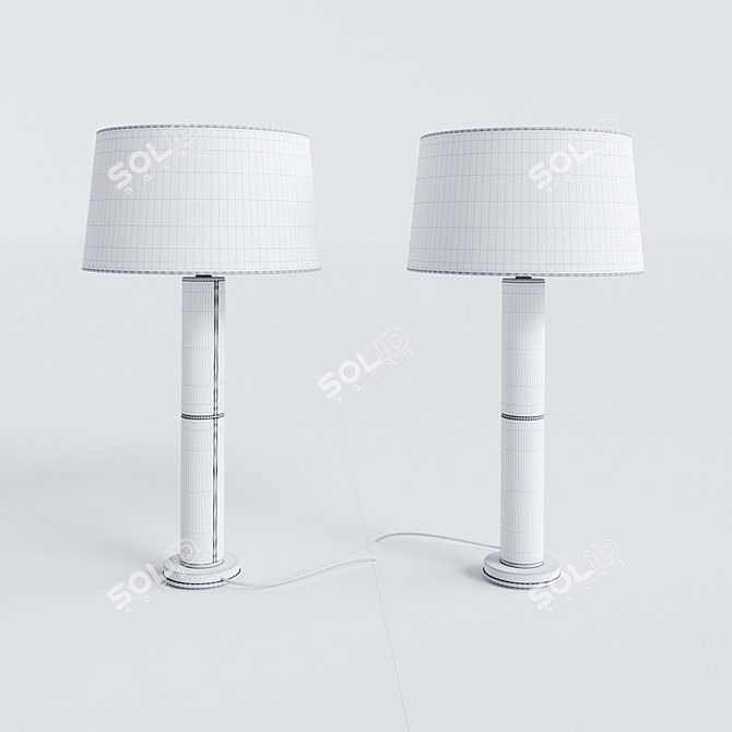 Sophisticated Upper Fifth Table Lamp 3D model image 5