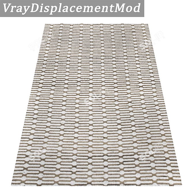 Title: Versatile Textured Carpet Set 3D model image 3