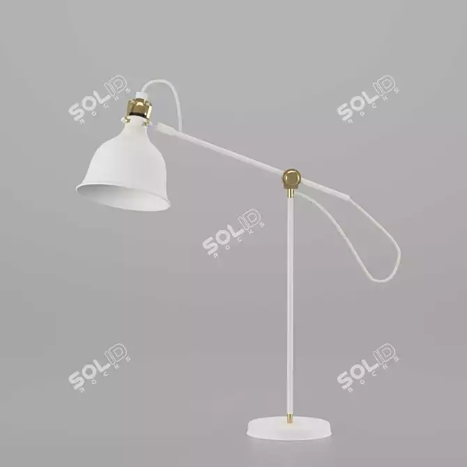 Vintage Floor Table Lamp 3D model image 4