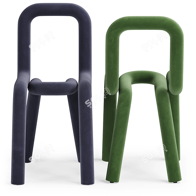 Bold Chair: Stylish, Comfortable, and Versatile 3D model image 2