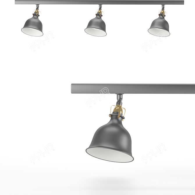 Modern Minimalist Ranarp Ceiling Lamp 3D model image 1