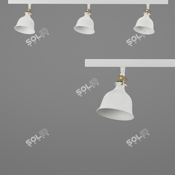 Modern Minimalist Ranarp Ceiling Lamp 3D model image 2