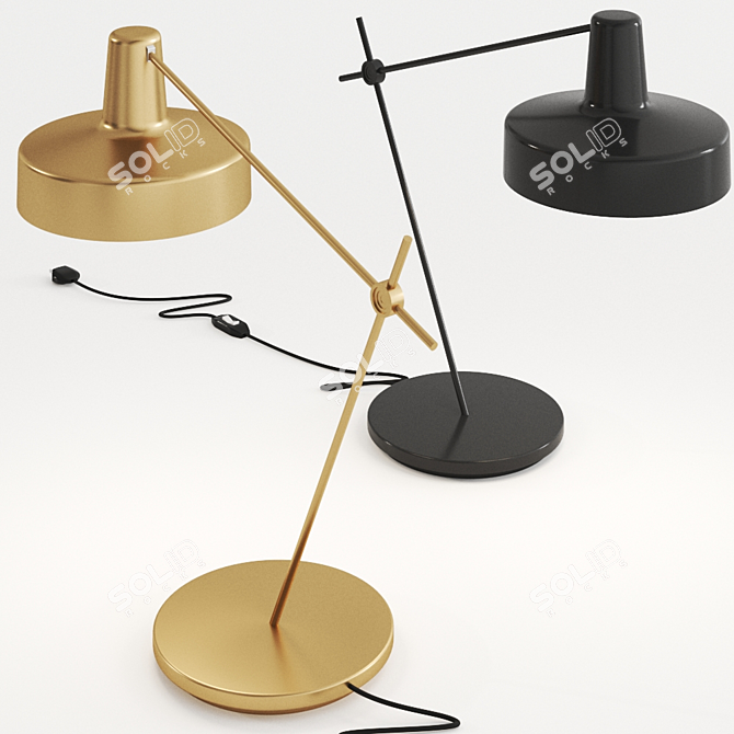 Arigato AR-TP Adjustable Table Lamp 3D model image 1