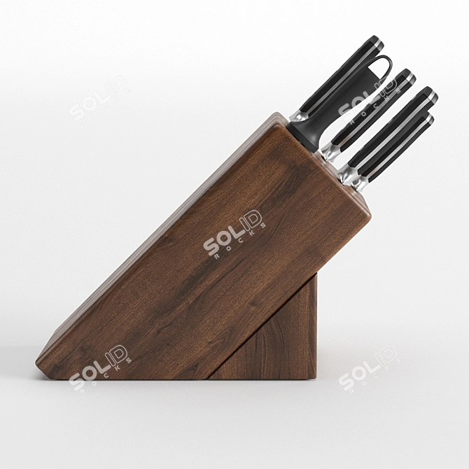 WMF Spitzenklasse Plus Knife Set 3D model image 6