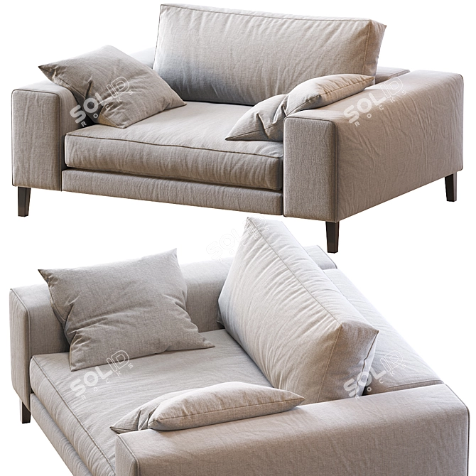 Elegant Hamptons18 Casamilano Armchair 3D model image 1