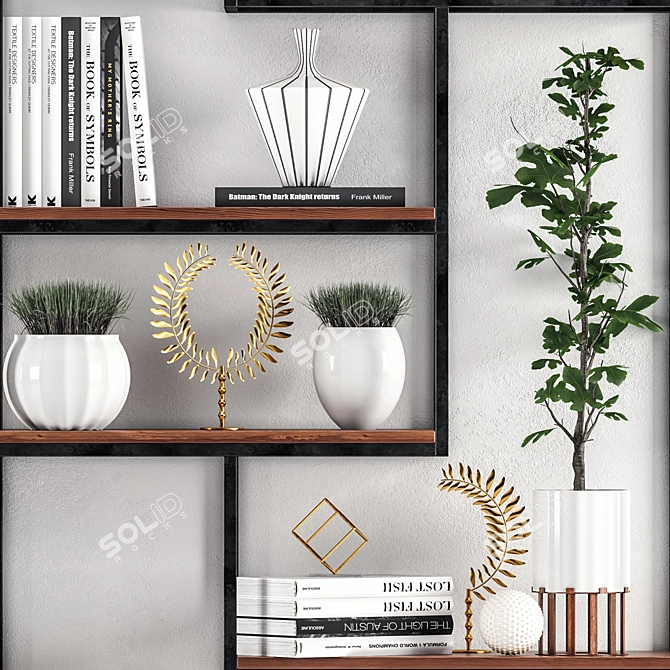 Elegant Decor Set 3D model image 2