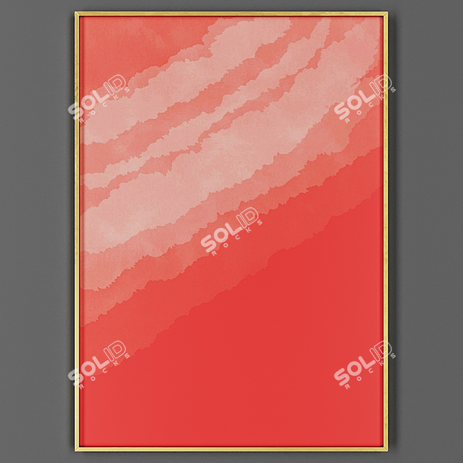 Elegant Frame for Pictures 3D model image 1