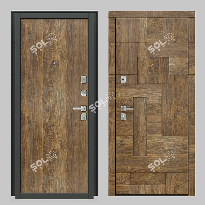 Elegant Prima Fortezza Entrance 3D model image 1