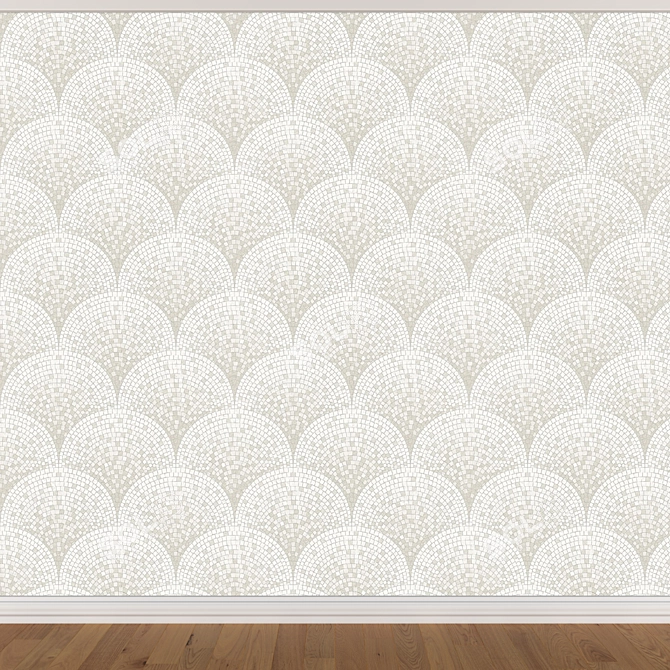 Seamless Wallpaper Set - 3 Colors 3D model image 4