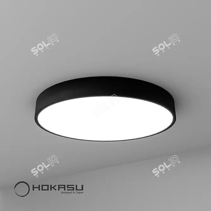 HOKASU Sun: Versatile, Bright, and Natural Lighting Solution 3D model image 1