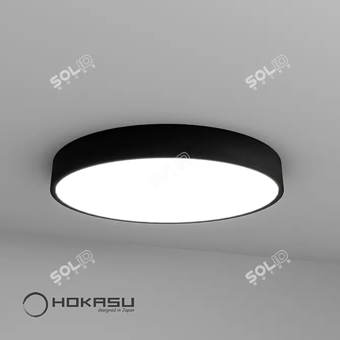 HOKASU Sun: Versatile, Bright, and Natural Lighting Solution 3D model image 2