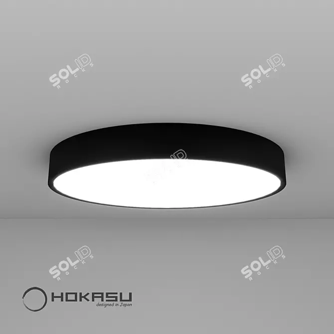 HOKASU Sun: Versatile, Bright, and Natural Lighting Solution 3D model image 3