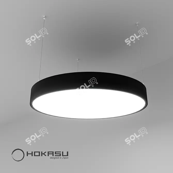 HOKASU Sun Hang  Versatile Pendant Lighting 3D model image 2