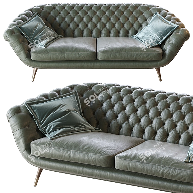 Buranto Sofa: 250x102x86 H 3D model image 1