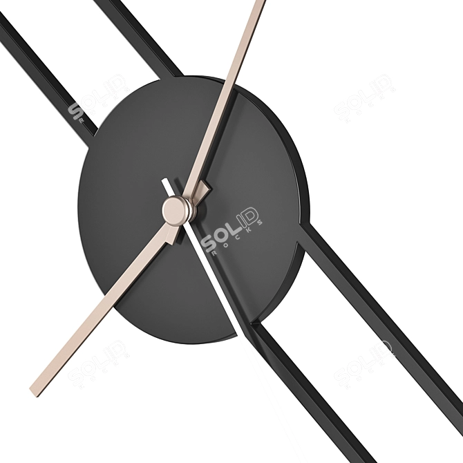 Horloge Murale Clock Set - Wall Mount, Various Dimensions 3D model image 2