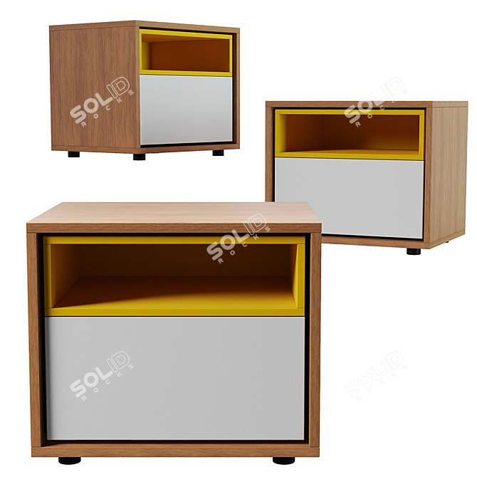 Elegant Astra Furniture Set 3D model image 3