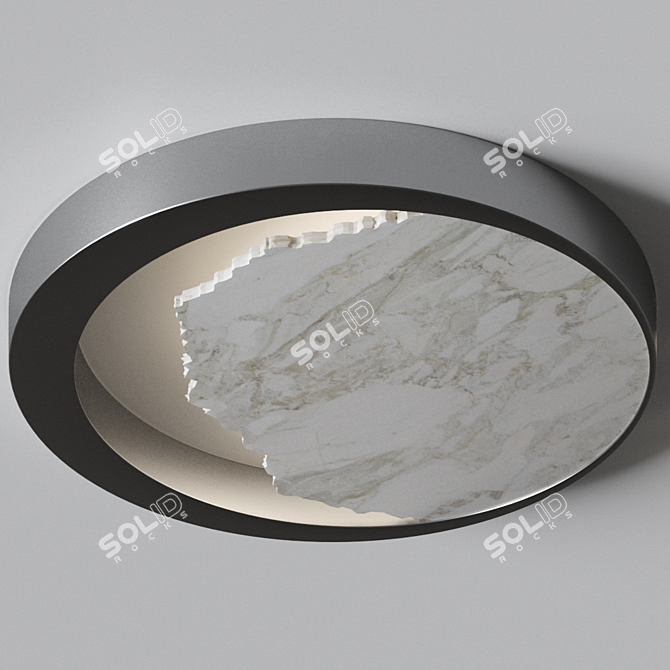 Ginger & Jagger Eclipse Marble Ceiling Lamp 3D model image 2