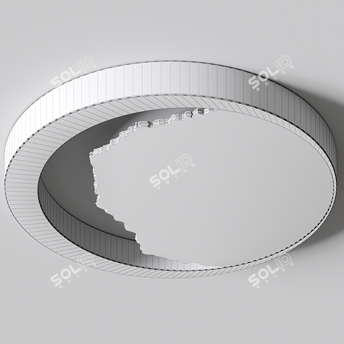 Ginger & Jagger Eclipse Marble Ceiling Lamp 3D model image 3