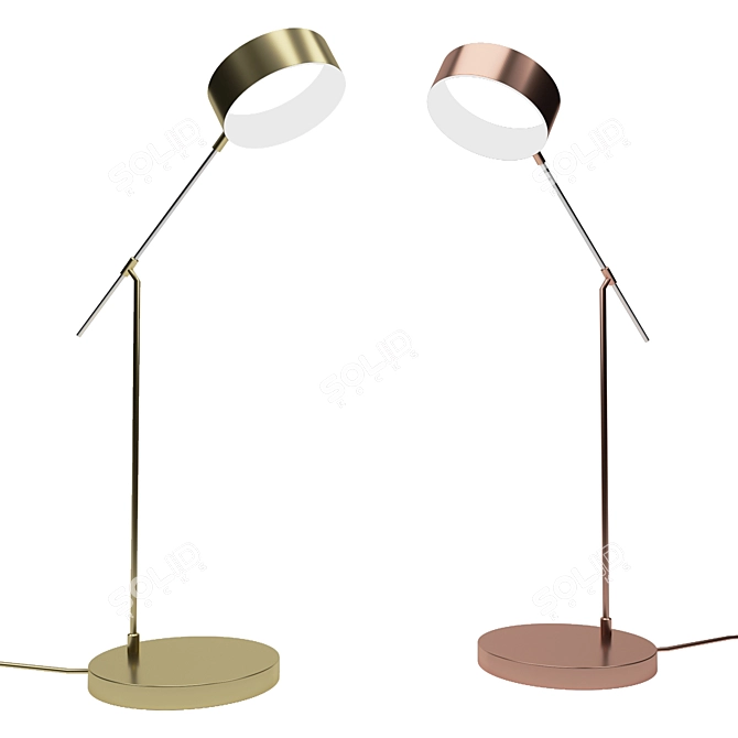 Modern Minimalist Floor Lamp 3D model image 1