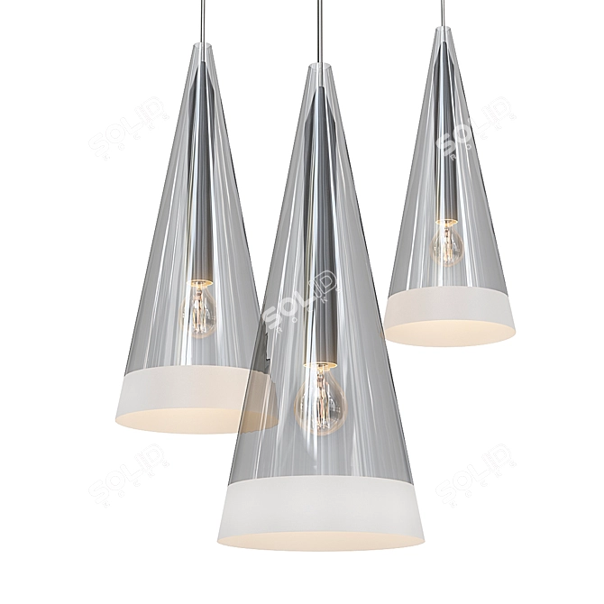 Flos Fucsia Pendant Light: Sleek and Stylish 3D model image 1