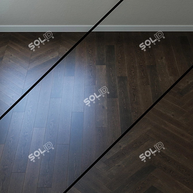 Reed Oak Brown Markant: HARO PARQUET 4000 3D model image 1