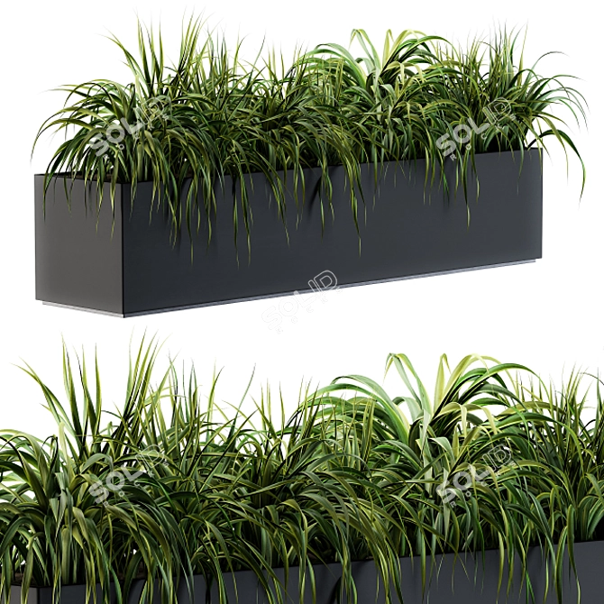 Rustic Meadow Greenery Kit 3D model image 1