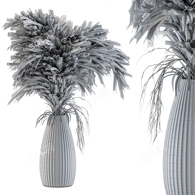 Pampas Dreams: Dry 29 Plants 3D model image 3