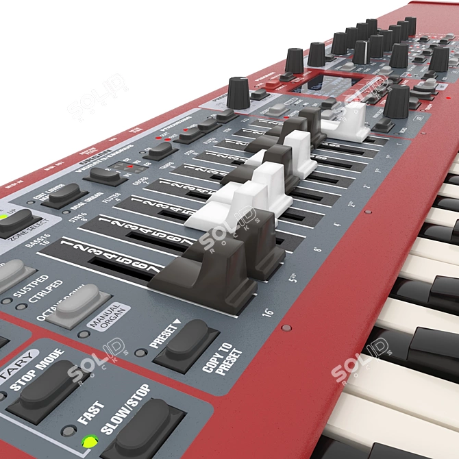 Nord Electro 6D: Versatile Synthesizer 3D model image 3