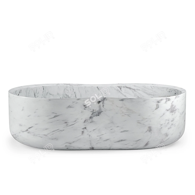 Salvatori ANIMA: Elegant Marble Bathtub 3D model image 3