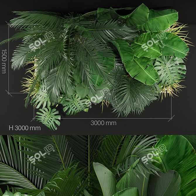 Botanical Bliss: 357 Plant Collection 3D model image 2