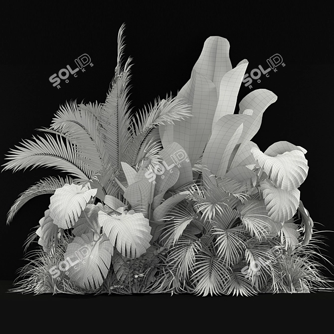 Botanical Bliss: 357 Plant Collection 3D model image 4