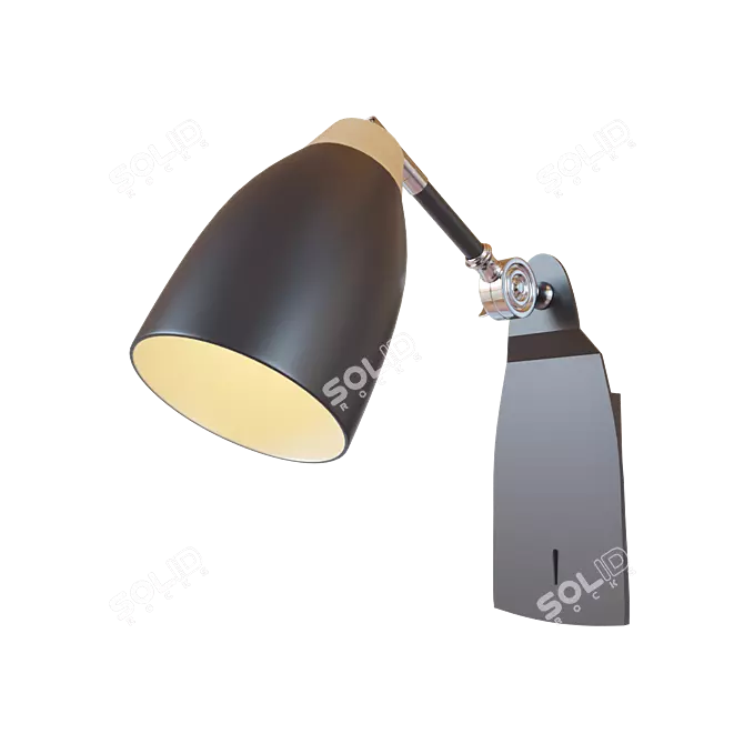 Loft It Modern Black Pendant Light 3D model image 1