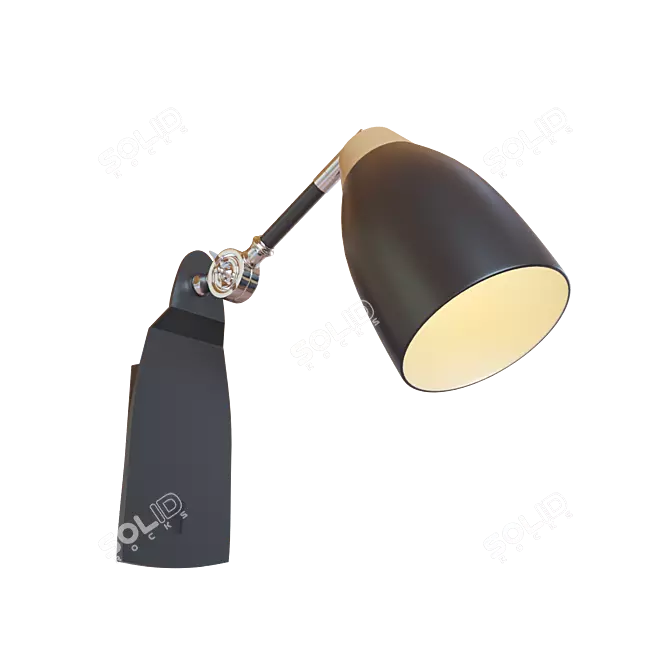Loft It Modern Black Pendant Light 3D model image 3