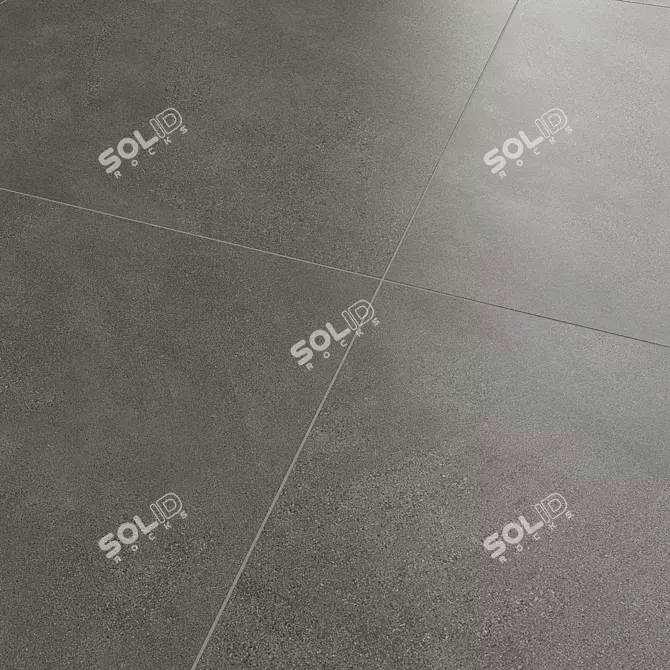 Galo Dark Gray Floor Tile Collection 3D model image 1