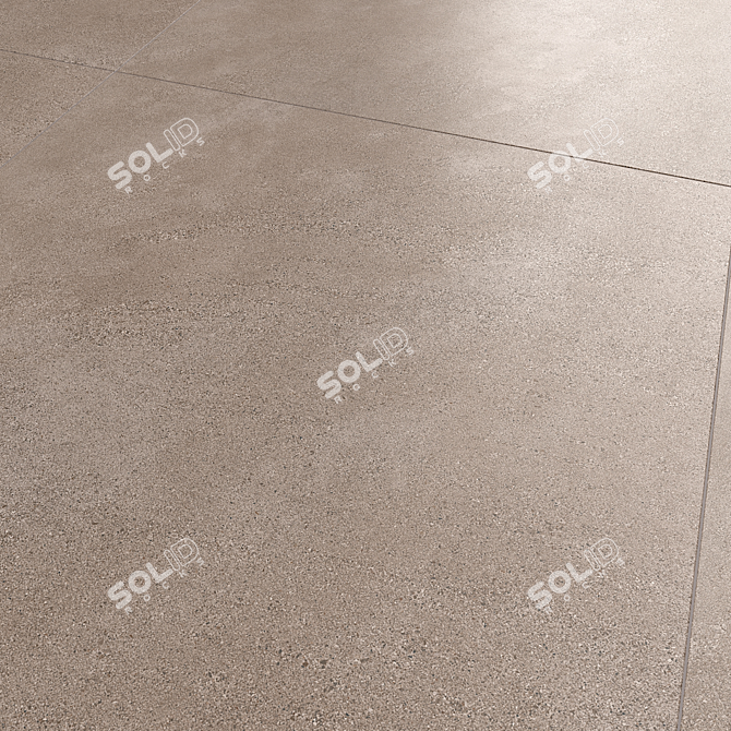 Galo Beige Mate Floor Tile 3D model image 3