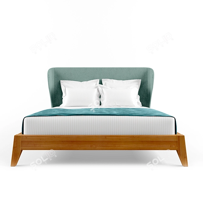 Rain Bed: Sleek and Stylish 3D model image 4