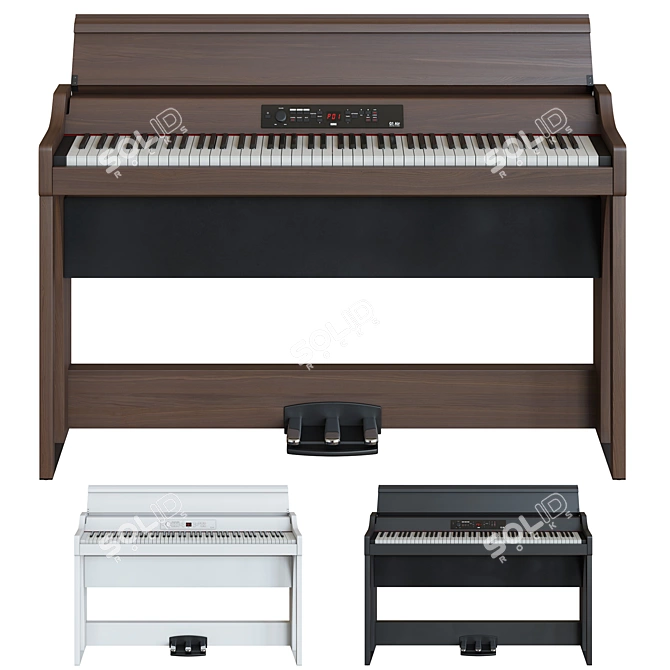 Korg G1 Air: Advanced Digital Piano 3D model image 1