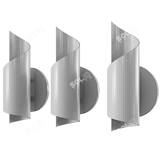 Hudson Valley Evie: Elegant LED Wall Sconce 3D model image 3