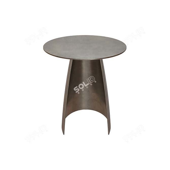 Victor Bronze Coffee Table 3D model image 6