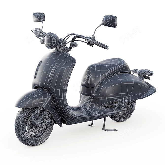 Honda Joker Scooter - Ultimate Urban Companion 3D model image 5