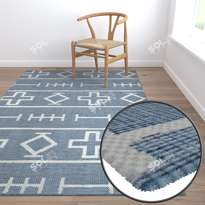 Luxury Collection: Premium Carpet Set 3D model image 5