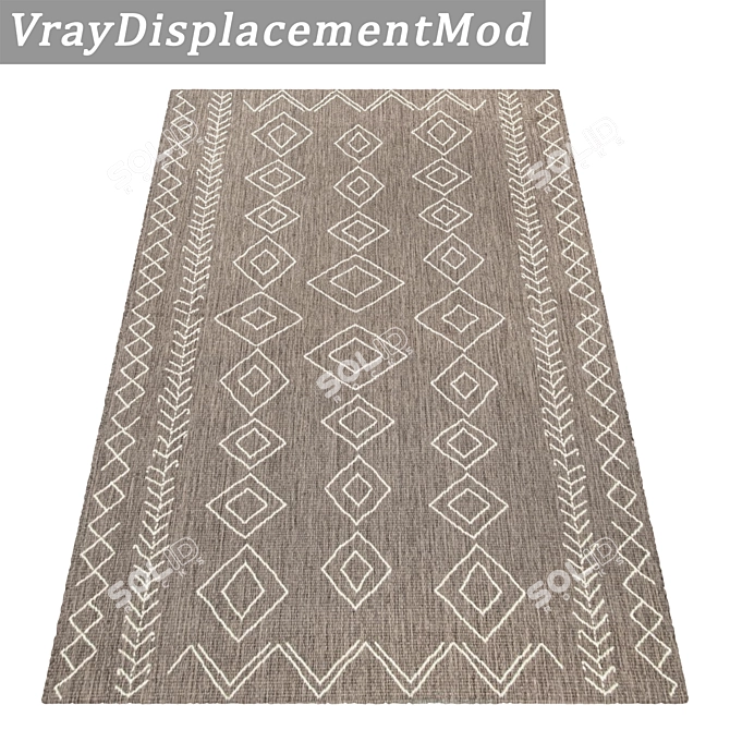 Title: Luxury Rug Set 1304 3D model image 3