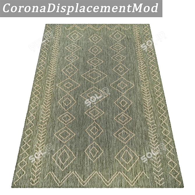 Title: Luxury Rug Set 1304 3D model image 4